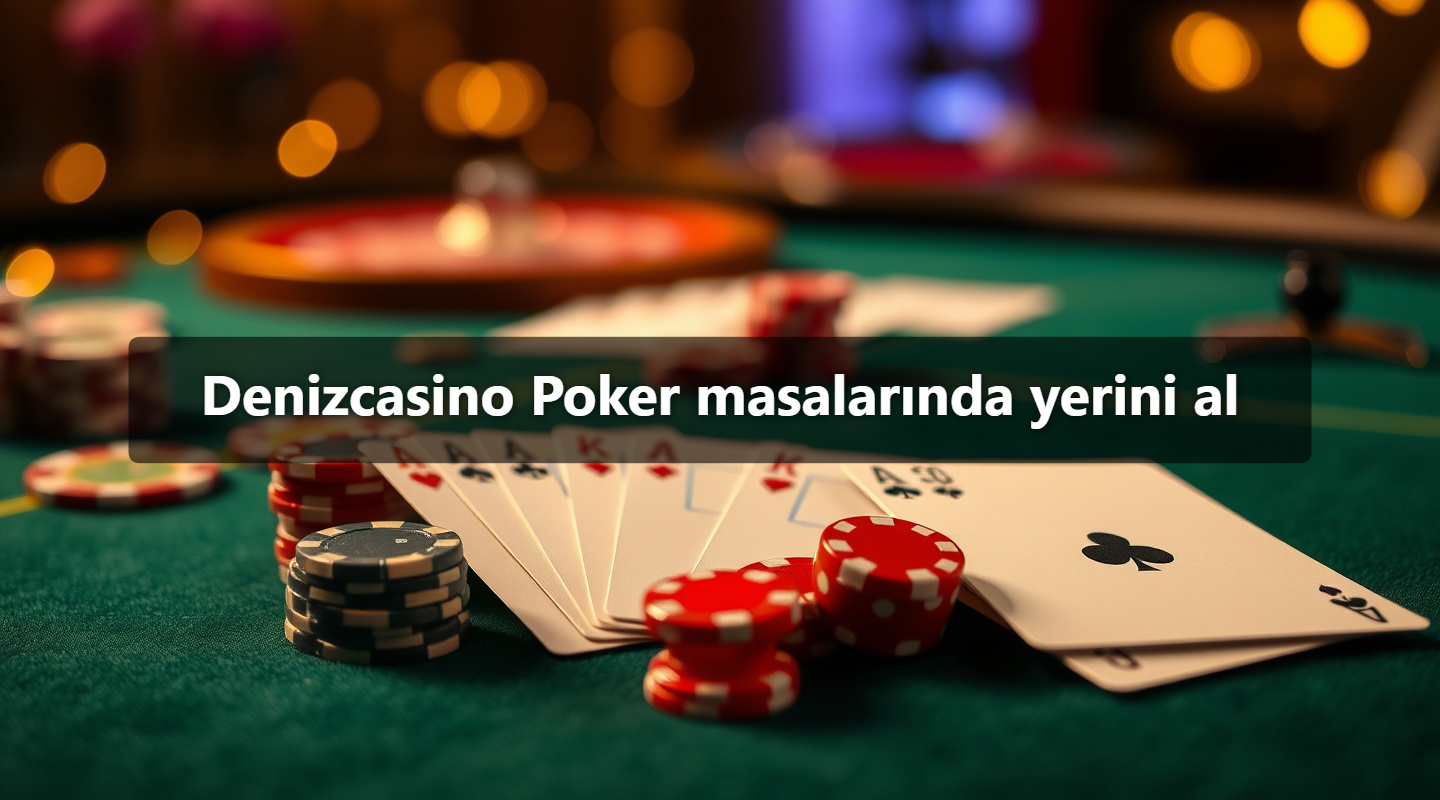 Denizcasino Poker masalarında yerini al