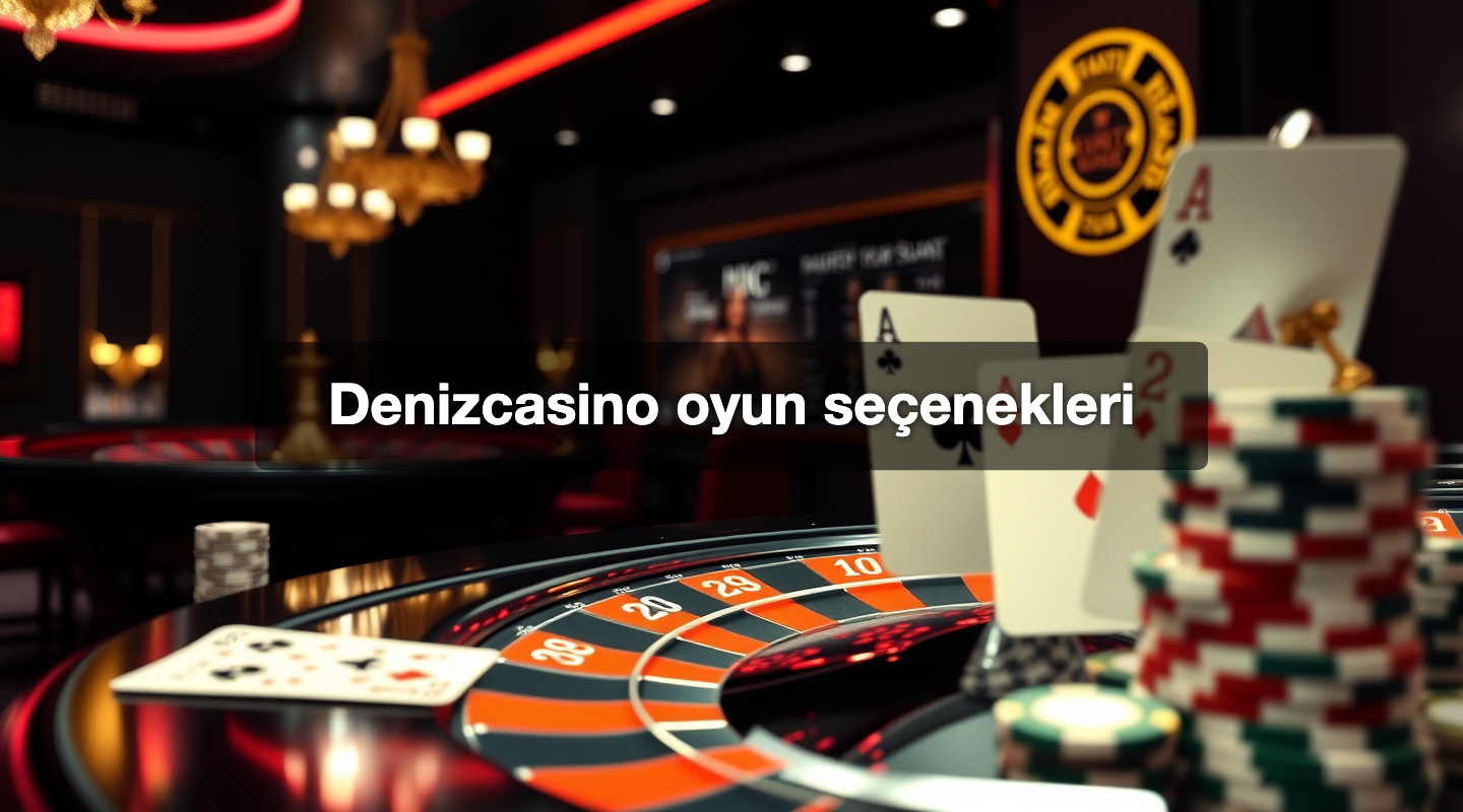 Denizcasino oyun seçenekleri